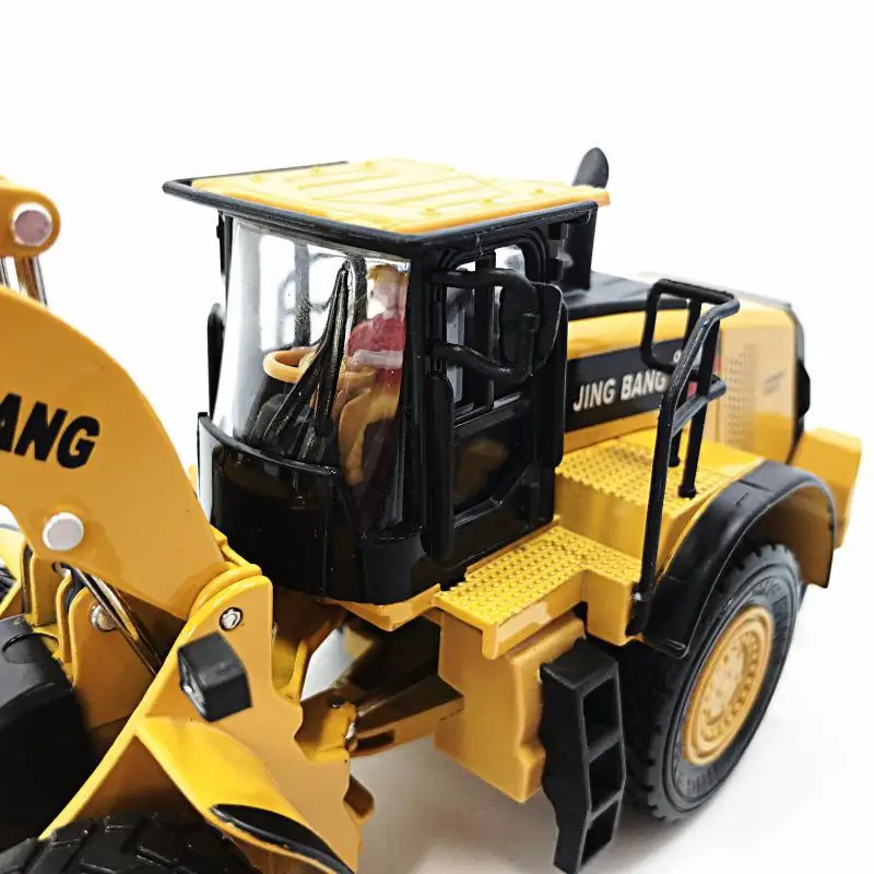 

Loading 1: 50 Bulldozer Engineering Vehicle Model Large Forklift jing bang Car Alloy Finished Product Car Boy <14