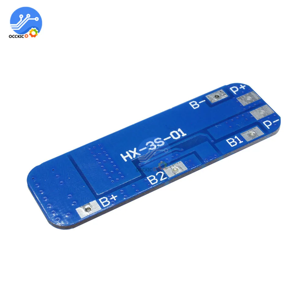 BMS 3S 18650 зарядное устройство литий ионная Защитная плата для литиевых