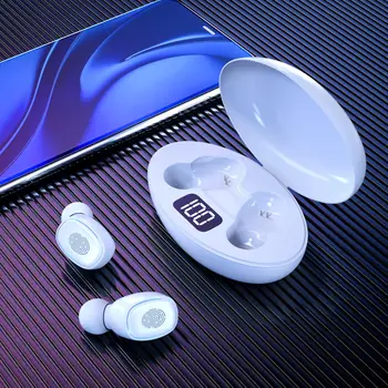 

Waterproof TWS Bluetooth 5.0 Wireless Headset Earphone with Microphone HiFi