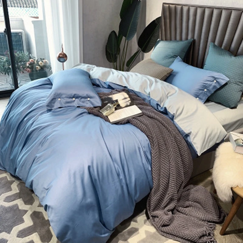

High quality and fashionable bedding cover, pure cotton pattern simple bed sheet, quilt cover and pillowcase 4pcs