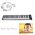 Портативный 61 Ключ Roll-Up Piano USB MIDI Клавиатура Электронное Пианино Ручной Roll Piano Keyboard Instrument
