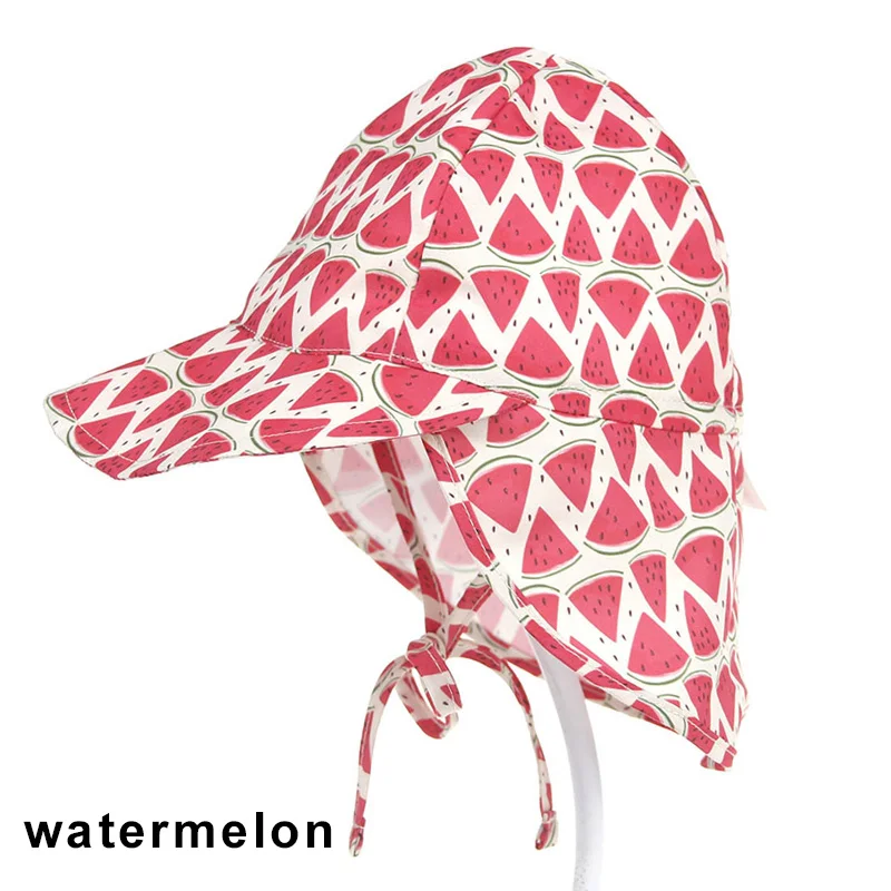 Детская шляпа от солнца, пляжные шляпы, плавающие летние детские кепки с откидной крышкой для лица, Детские УФ-кепки XRQ88 - Цвет: I