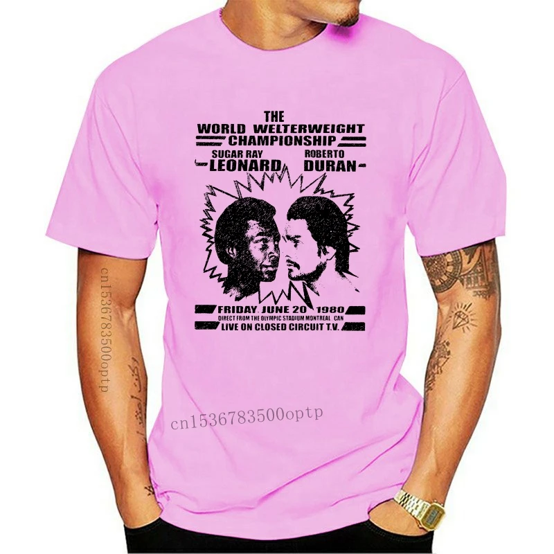 Boxing T Shirt Sugar Ray Leonard V Roberto Duran Training Sport Welterweight AliExpress