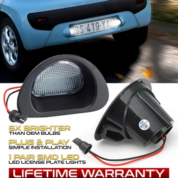 

Car LED Number Plate 18 SMD License Plate Light for Citroen C1 2005-2013 Peugeot 107 2005-2014