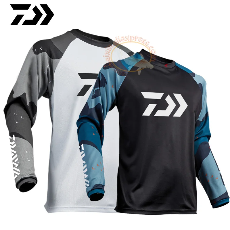 verano de secado rapido de pesca манга larga ropa Dawa pesca sudadera транзисторная анти-УФ-соль otono hombre pesca Jersey