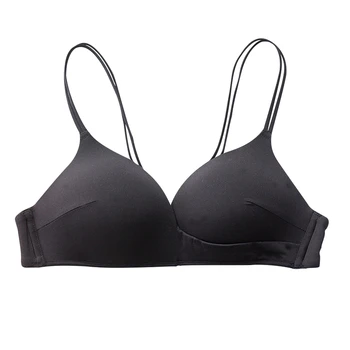 

Sexy Bra Thin Summer Solid Color No Steel Ring Gather Small Chest Beautiful Back Adjustable Breathable Bra Underwear