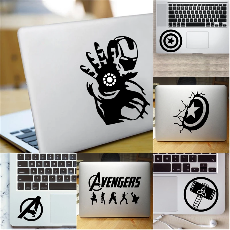 

Cartoon the Avengers Stickers Self Adhesive Art Paper For Laptop Vinyl Decal Computer Creative Stickers