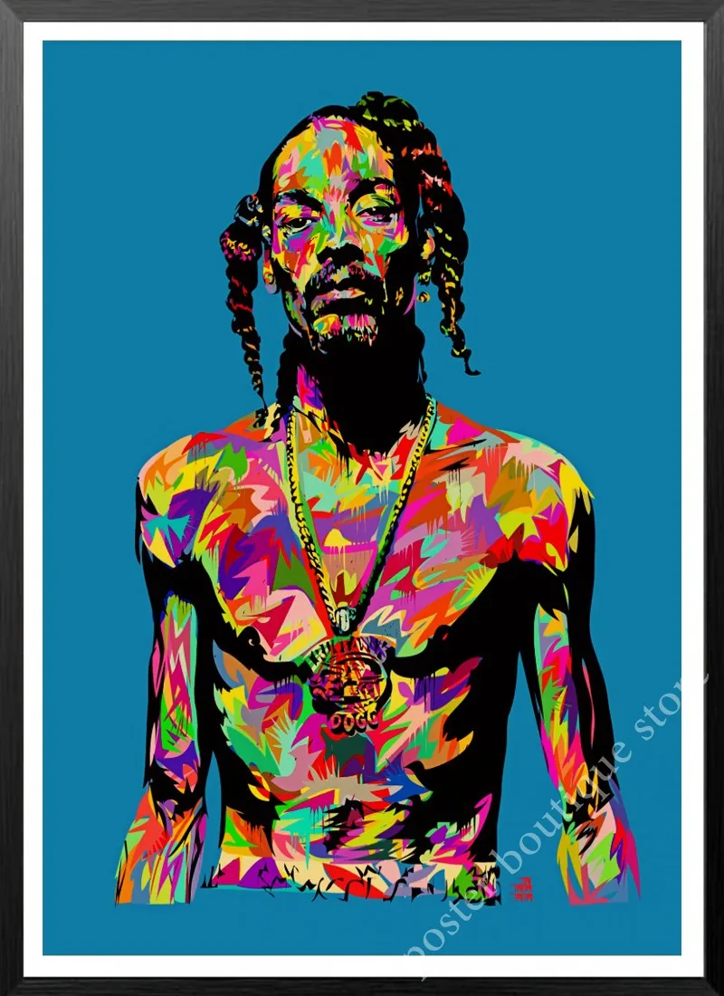 Snoop Dogg плакаты, хип-хоп рэпер певец Snoop Dogg плакат крафт-бумага декоративная наклейка на стену - Цвет: 21