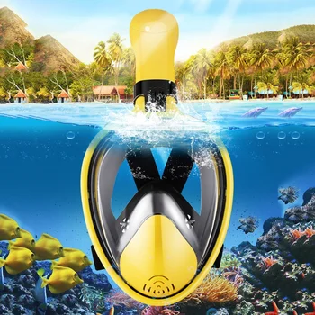

Full Face Snorkeling Mask Child Scuba Diving Mask Underwater Anti Fog Snorkeling Diving Mask