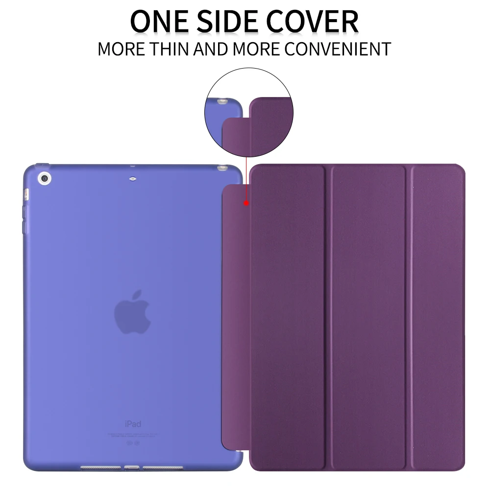 Подходит для ipad Air Магнитный защитный чехол силиконовый мягкий кожаный кронштейн ipad кожаный чехол A1474/A1475/A1476 sleep wake