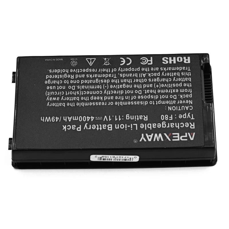 4400 мАч Аккумулятор для ноутбука Asus Pro86SE X88 X61 X88E F83V X61G X88S F83VD X61GX X88Se F83VF X61Q X88V K41 x61S X88VD