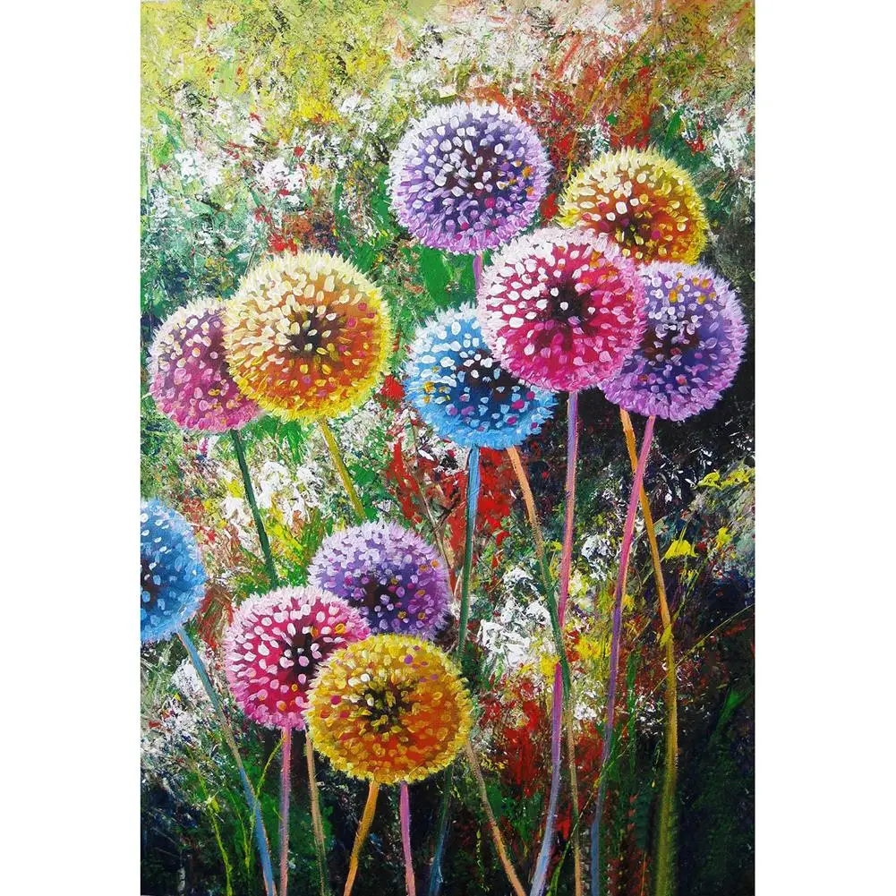

Full Square/Round Drill 5D DIY Diamond Painting "Colored dandelion" Embroidery Cross Stitch 5D Home Decor Gift A13999
