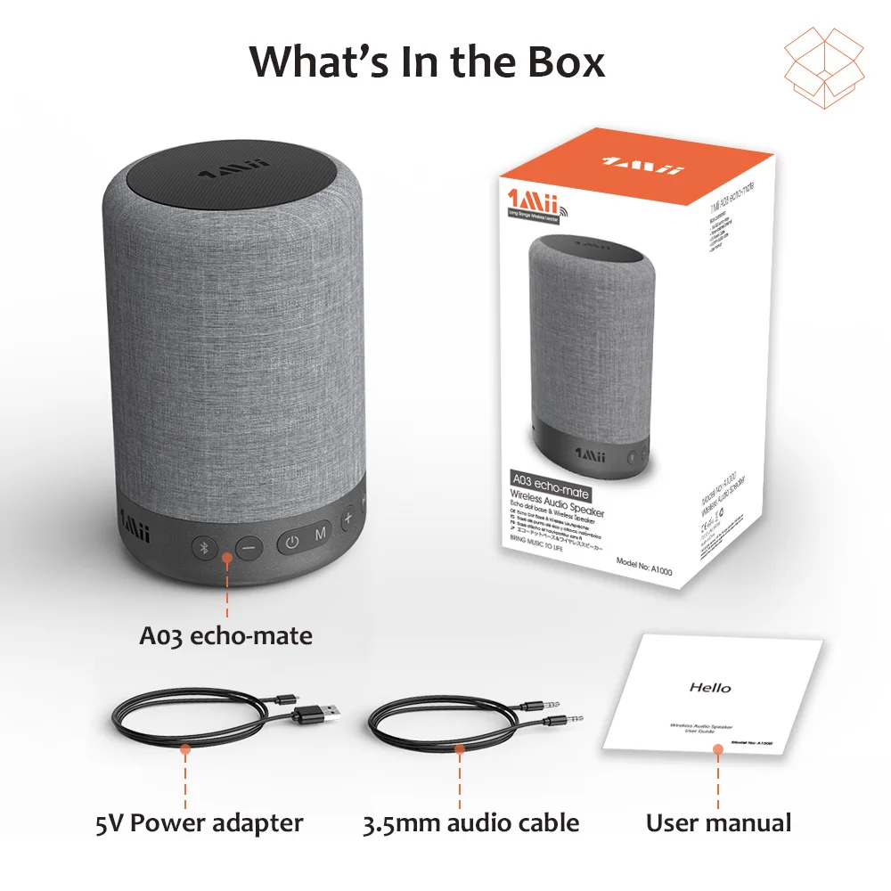

Portable wireless Bluetooth speaker second generation for built-in battery with speaker BH