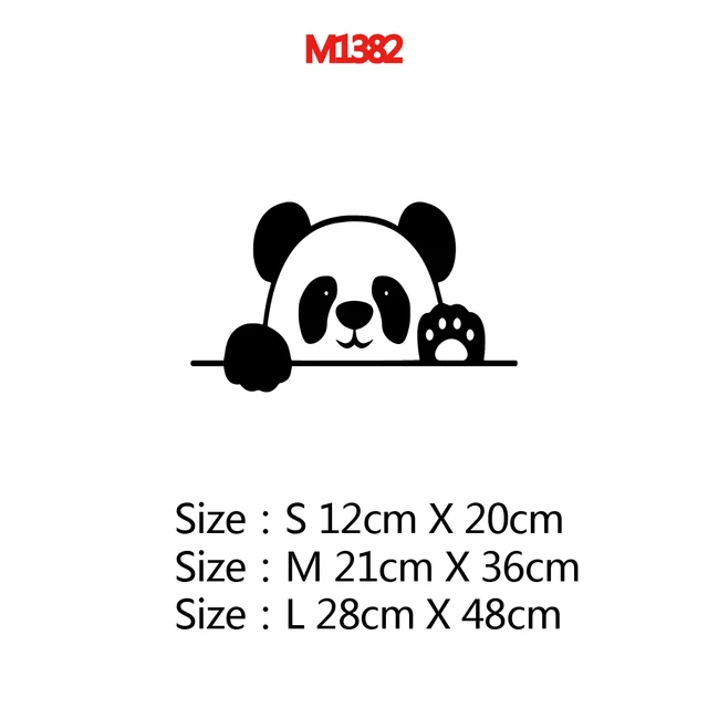 Cute Panda Car Sticker Funny Sticker Vinyl Decal Waterproof Decoration Accessories Car Decal M1382