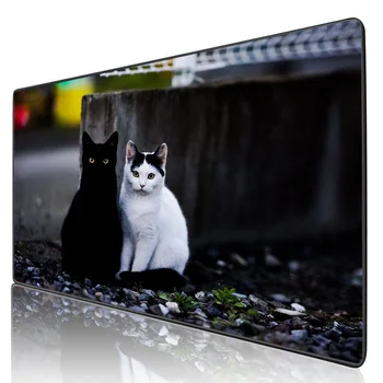 

XGZ These two cats look very smart, they are like a couple Gamer Mouse Mat High-end Pad Game Computer Personalized HD Printing