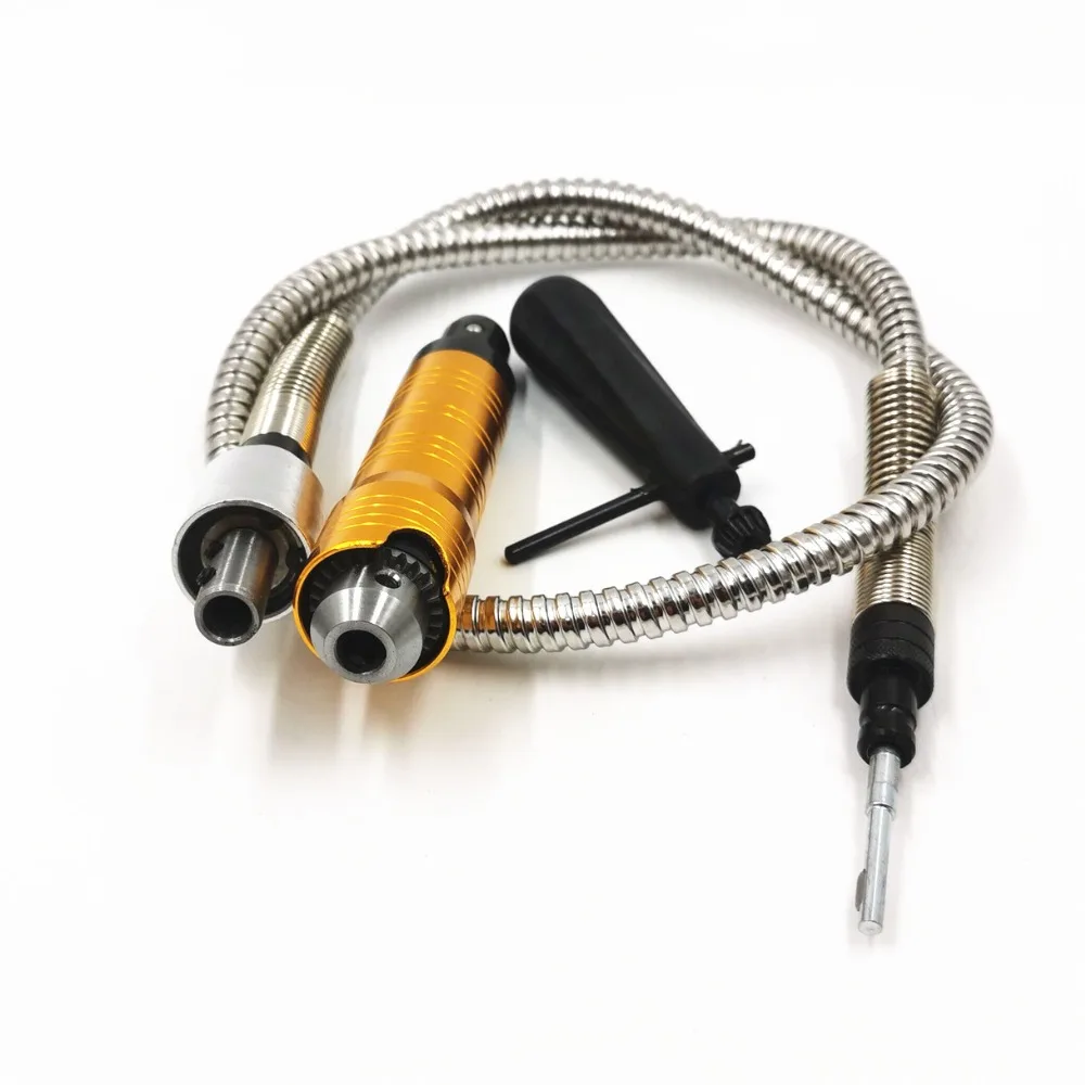 Table Polishing Machine Metal Flexible Shaft Tube Clamping Size 0.4-6.5mm for Electric Grinding Machine Shaft Tube Die Grinder