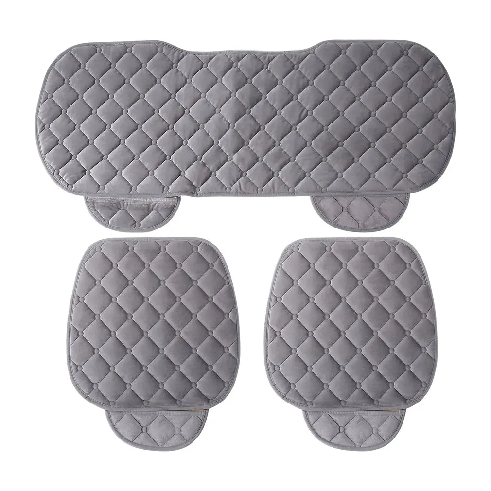 3PCS/Set Car Seat Cushion Front Back Seat Covers Auto Vehicles Chair
