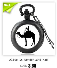 Алиса в стране чудес Mad Hatter Rabbit Drink Me Tag кварцевые карманные часы темно-коричневый стеклянный кулон Подарки для женщин и девочек