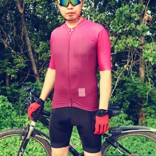 Pro Velo 2019 Pro Team Cycling Jersey Short Sleeve Set Red Gradient Triathlon Bike maillot ciclismo bicicleta roupa ciclismo set
