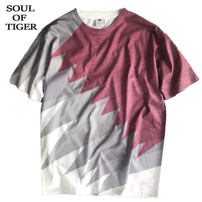 SOUL OF TIGER, новинка, корейская мода, стильные мужские футболки с коротким рукавом, мужские повседневные хлопковые футболки, негабаритные повседневные свободные топы