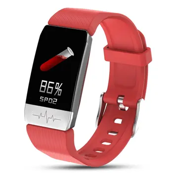 

T1 Temperature Measurement Bracelet Health Monitor Immunity Monitoring Multi-Sport Intelligent Reminder Ip67 Waterproof