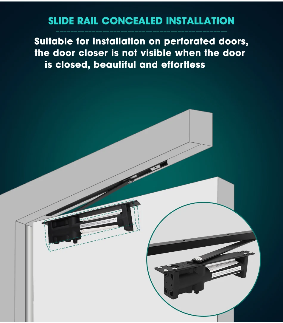 Black-color-6303-Marie-buffer-door-closer-Home-hydraulic-door-spring-automatically-close-the-artifact-positioning-40KG-65kg_05