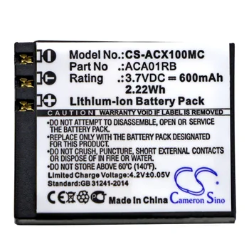 

CameronSino for ACTIVEON CX CX Gold CX HD ACA01RB battery