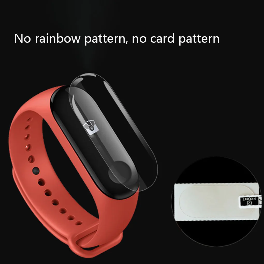 Замена для Xiaomi Mi Band 3/4 защита экрана ТПУ полное покрытие браслет пленка Защитные