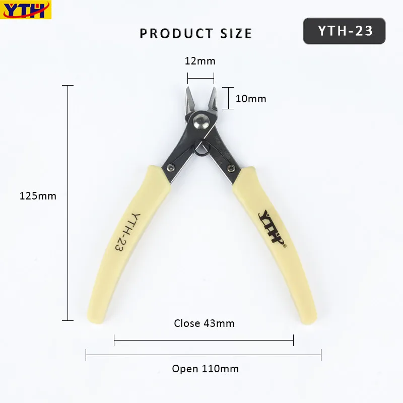 YTH-22 23 Cutting Pliers Nipper Wire Cutter Cable Cutters Multi-Function Tools  Mini Electrical Wire Cable Cutter Crclip Pliers 6