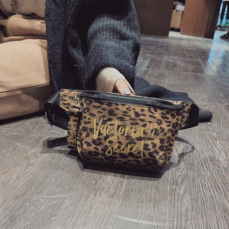 

Leopord Pattern Shell-Type Fashion Small Square Bag Wallet Chest Pack Multi-functional WOMEN'S Bag