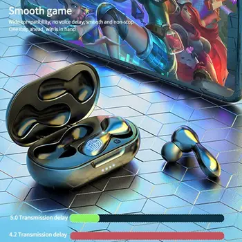 

TWS-08 Wireless Bluetooth 5.0 HiFi Sound In-ear Earphones Gaming Sport Earbuds