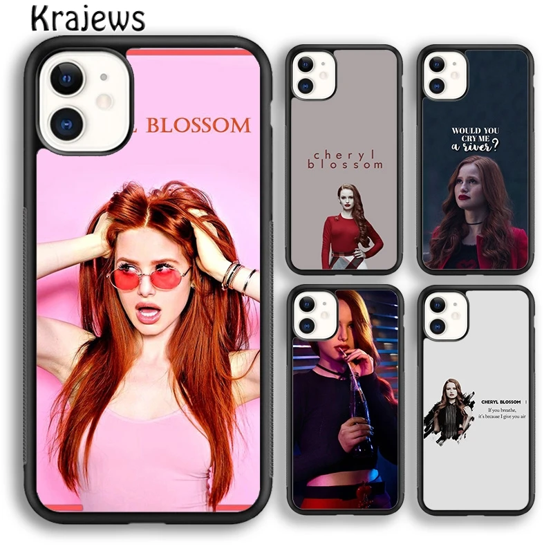 Чехол для телефона krajew Riverdale TV Cheryl Blossom чехол iPhone 5s 6s 7 8 plus X XS XR 11 12 13 pro max Samsung Galaxy S8 S9