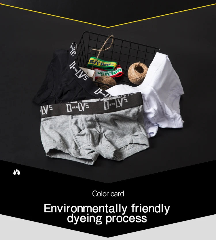 ORLVS Мужское нижнее белье пикантные трусы-боксеры хлопок Cueca Masculina дышащие мужские трусы Ropa Interior Hombre мужские трусы-боксеры U Pouch