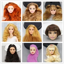 Оригинальные куклы голова чудо-женщина/коричневый и черный и нормальный головы кожи самодельные аксессуары для кукол для кукла 1/6, игрушки для детей