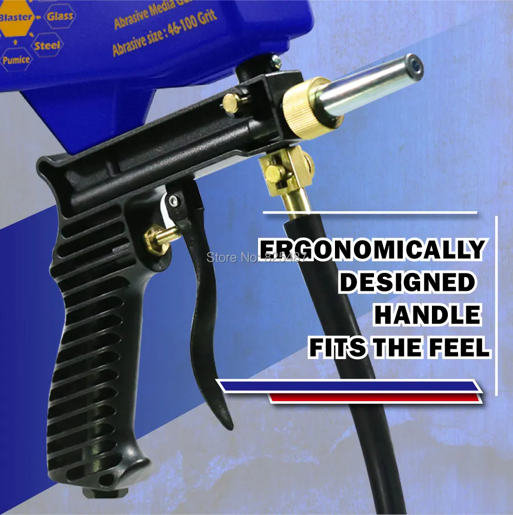 Оригинальный Портативный гравитационный сифон LEMATEC Пескоструйный пистолет