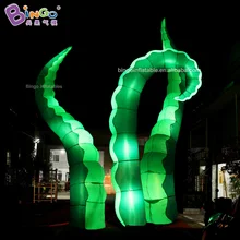 Изысканный 6mH гигантский зеленый надувной осьминог щупальца с светодиодный для наружного украшения/осьминог ноги шар для дисплея игрушки