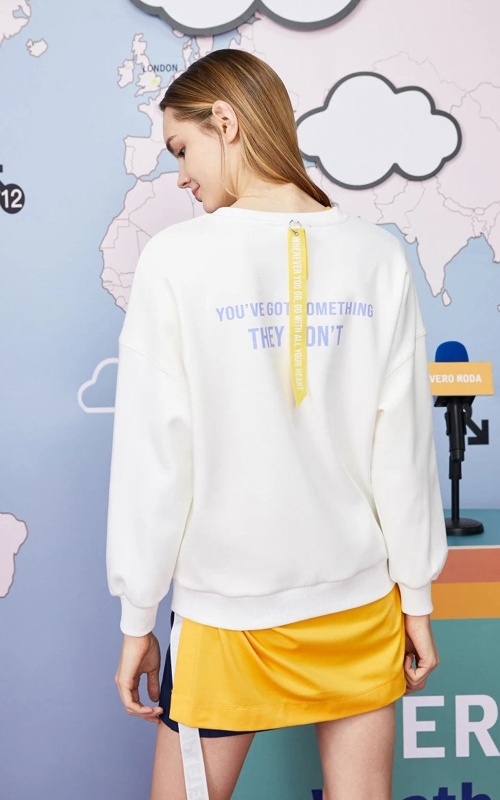Vero Moda зимняя толстовка из флиса с вышитой лентой | 319333520
