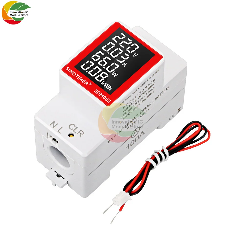 Многофункциональный цифровой измеритель переменного тока SDM008 напряжения