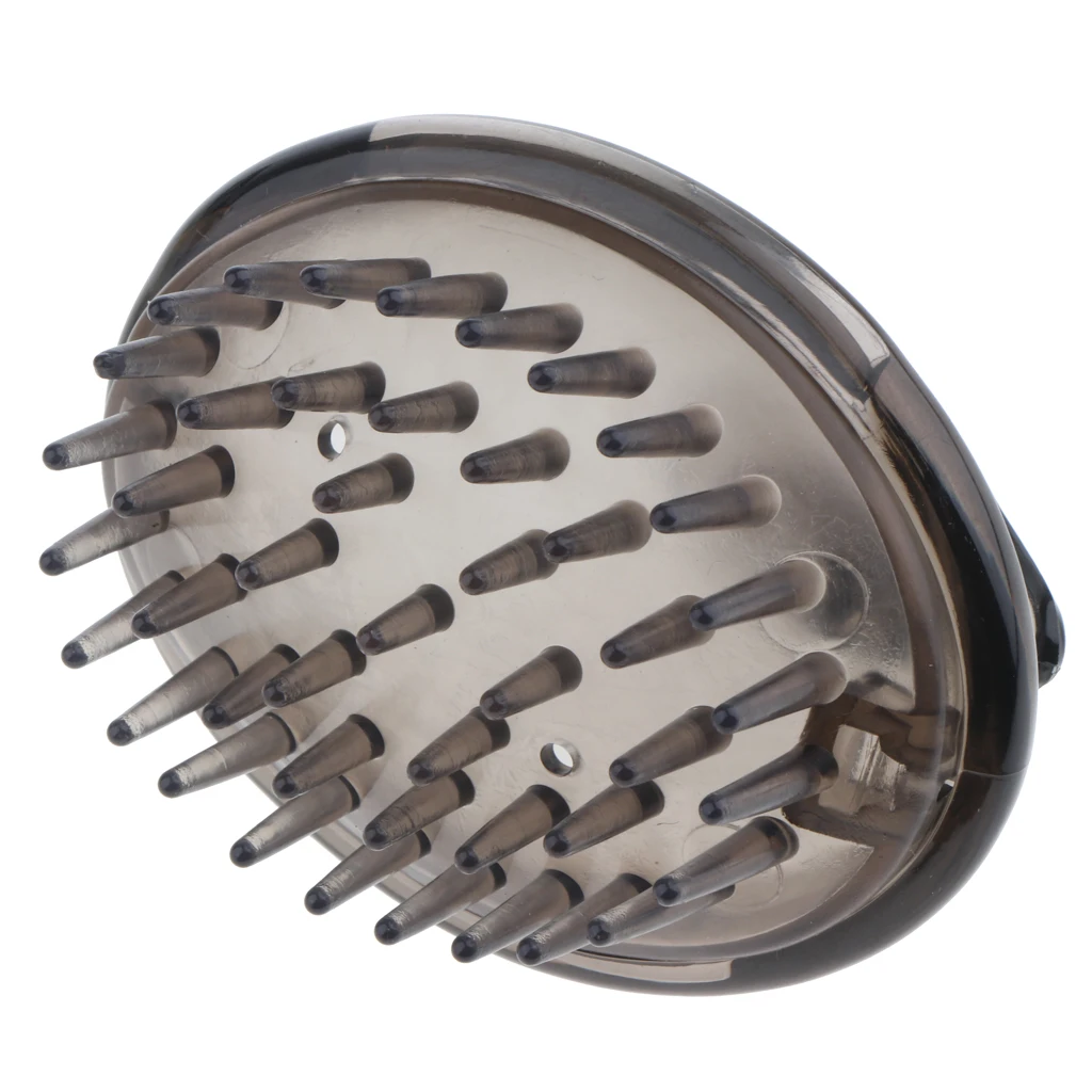 Gray Silicone Shampoo Scalp Shower Hair Washing Bathing Massager Brush Comb For Pets Dogs Cats