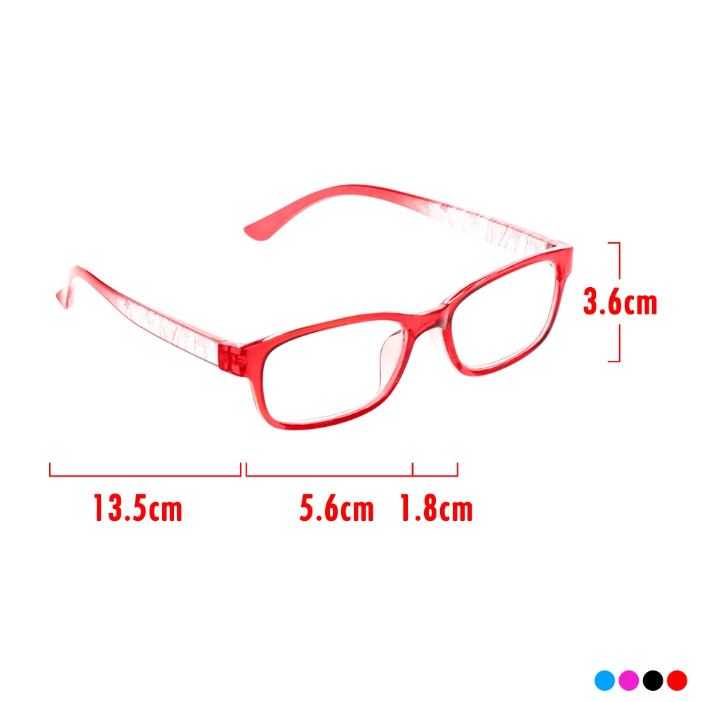 Модные ультралегкие очки для чтения, прозрачные линзы из смолы, очки для дальнозоркости+ 1,0~+ 4,0, диоптрийные очки, очки с пружинными шарнирами