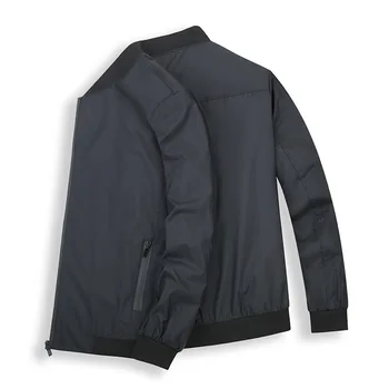 

2020 Autumn Middle Age Men Coat Big Size Jacket Shirt Leisure Middle-aged And Elderly Dad Set Up Collar Men's Wear