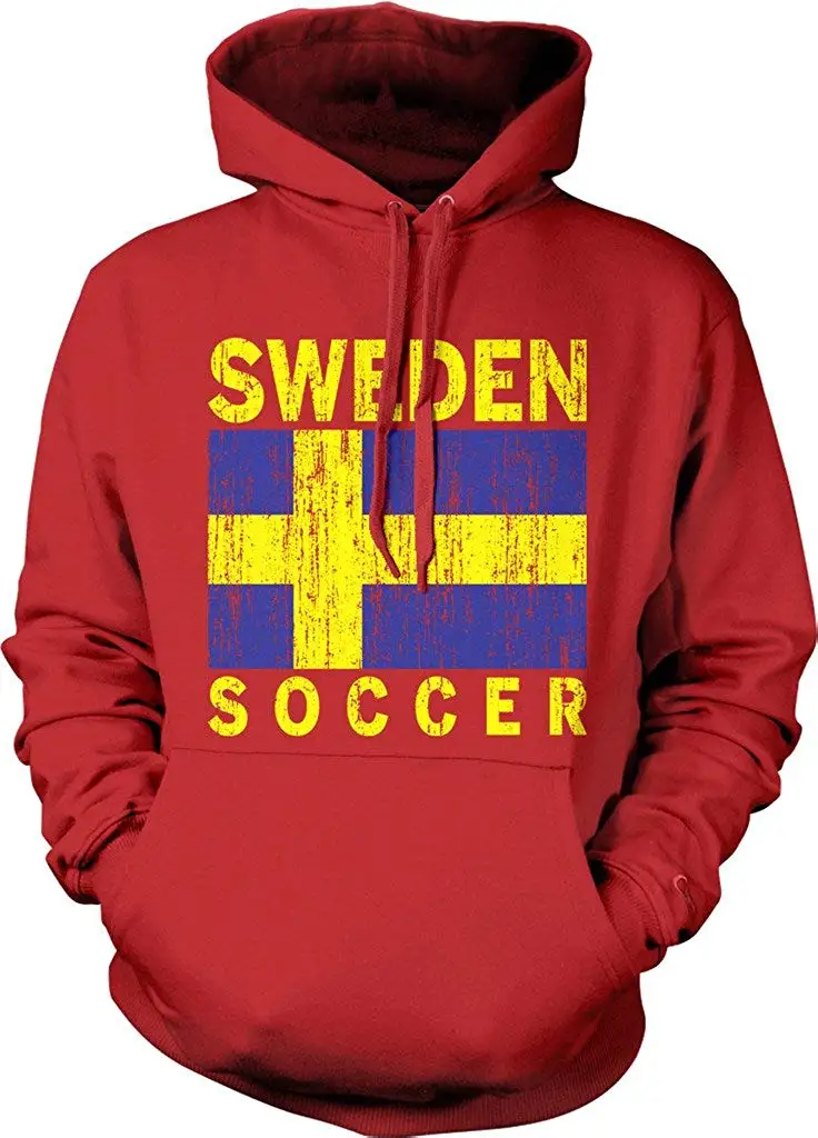 TSDFC Sweden Soccer Шведский флаг Sverige Fotboll толстовка с капюшоном унисекс для мужчин и