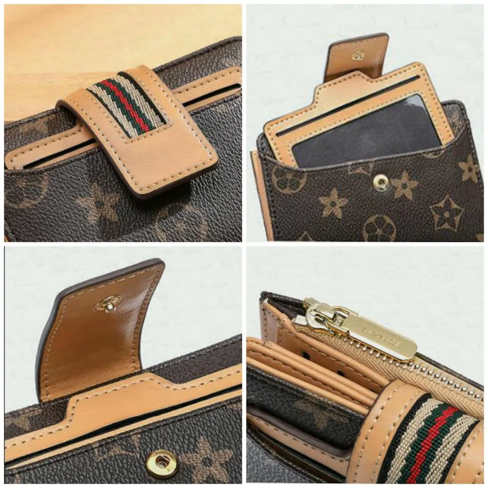 Новинка, модный тренд, многофункциональный женский кошелек, складной кошелек для карт, сумка aa296