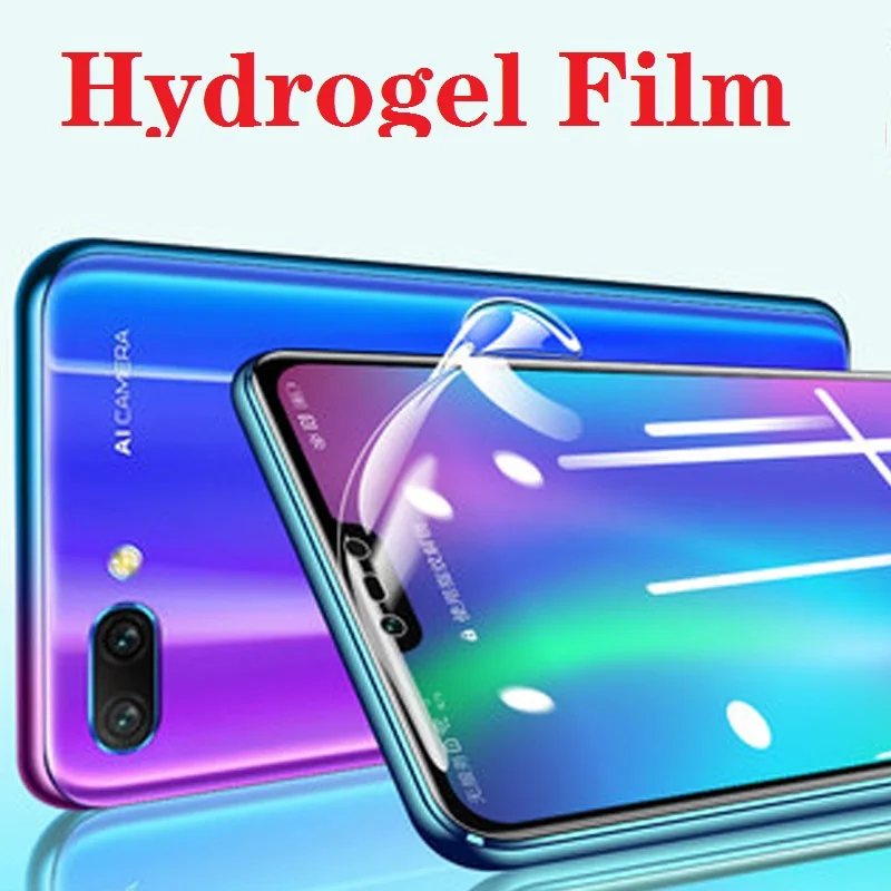 Гидрогелевая пленка для Huawei Honor 10 9 Lite 7 7A Pro 8 8X 6A 6X Play View защитная защита экрана не
