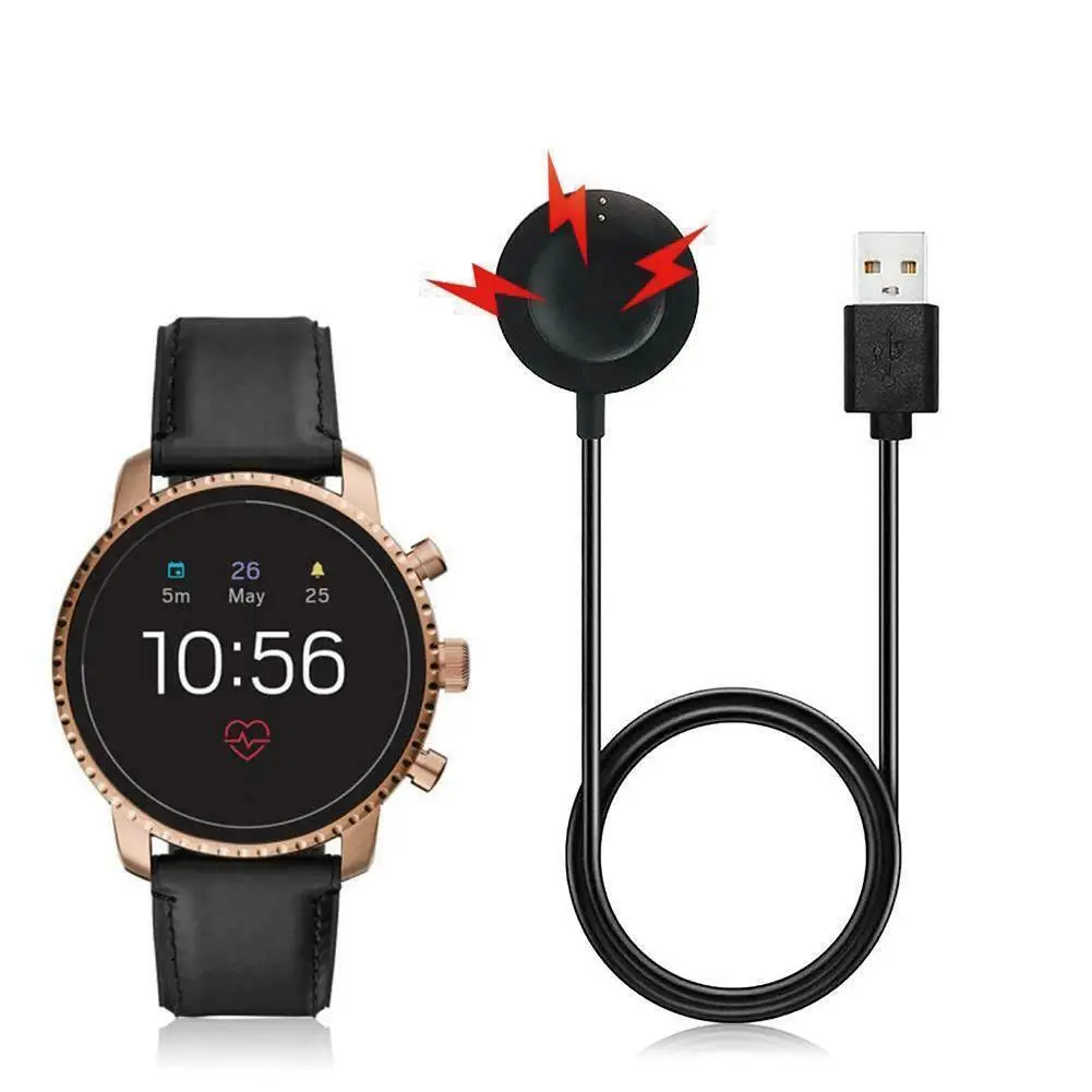 1 м для Fossil Gen 4/Gen 5 кабель для зарядки часов кабель для зарядки Magic Smartwatch зарядное устройство зарядная док-станция для волшебных аксессуаров
