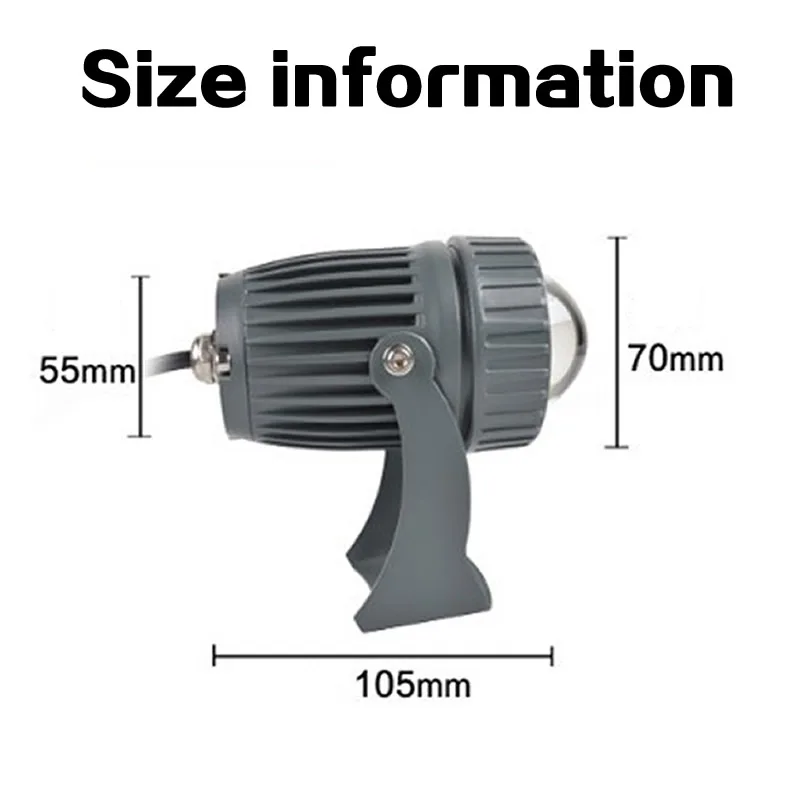 24W 32W LED Outdoor Spotlight One Beam Lamp Hotel Exterior Wall IP67 Waterproof Remote Spotlights Gardon Landscape light 220V 2