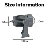 24W 32W LED Outdoor Spotlight One Beam Lamp Hotel Exterior Wall IP67 Waterproof Remote Spotlights Gardon Landscape light 220V 2