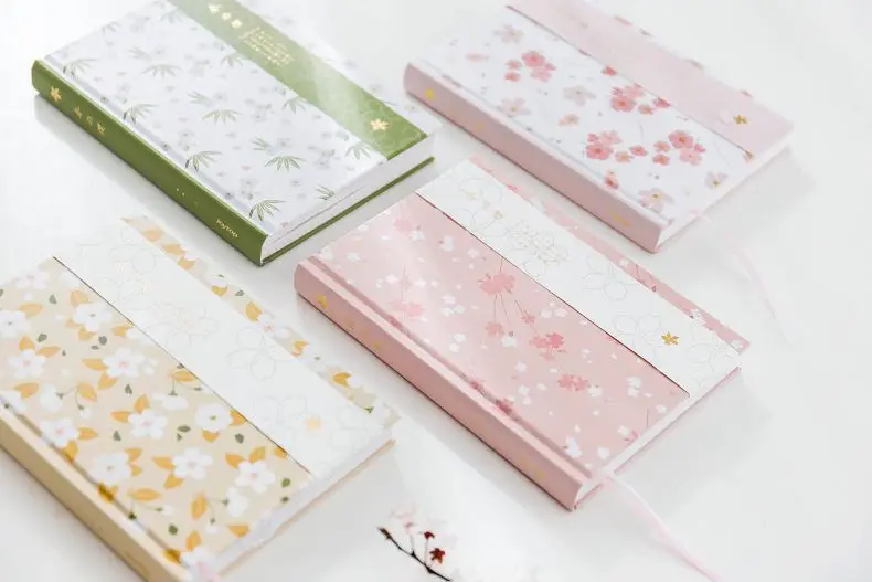 2020 новый милый цветок серии Твердый переплет Красочные мультфильм планировщик