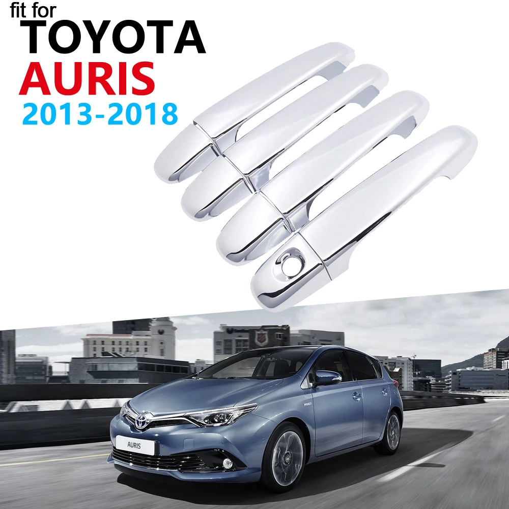 Роскошная хромированная накладка на дверные ручки для Toyota Auris E180 хэтчбек(AU) Scion iM 2013~ аксессуары наклейки