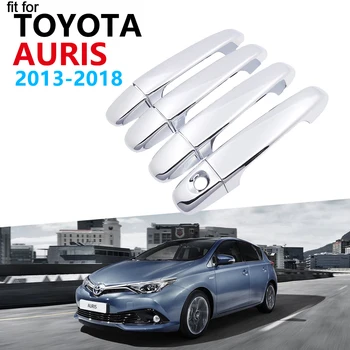 

Luxurious Chrome Door Handle Cover Trim Set for Toyota Auris E180 Hatchback (AU) Scion iM 2013~2018 Accessories Stickers 2017